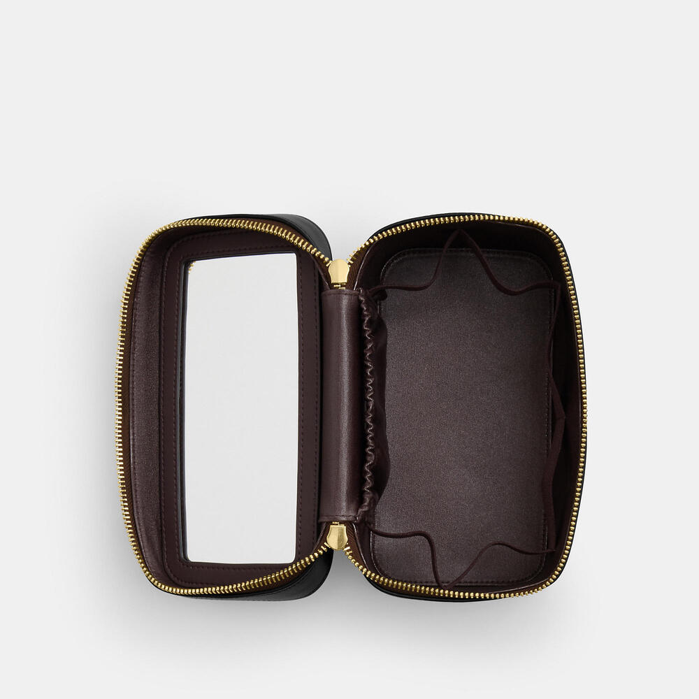 Coach Outlet Cosmetic Case In Signature Canvas - Picture 3 of 3